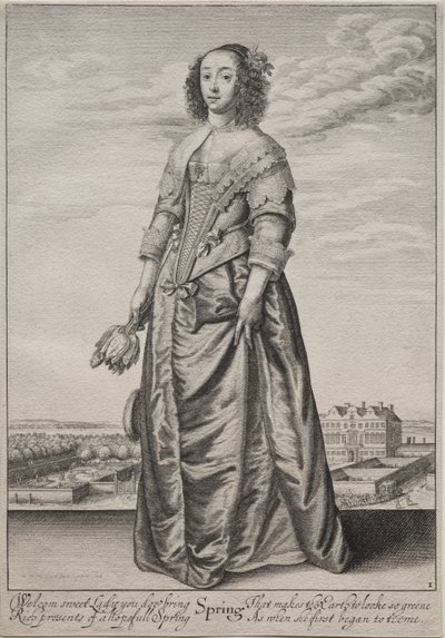 Pory roku autorstwa Wenceslaus Hollar