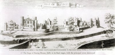 Oblężenie Basing House, 1645 autorstwa Wenceslaus Hollar