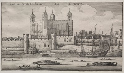 Wieża w Londynie. autorstwa Wenceslaus Hollar