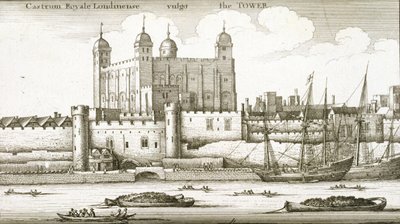 Tower of London, 1647 autorstwa Wenceslaus Hollar