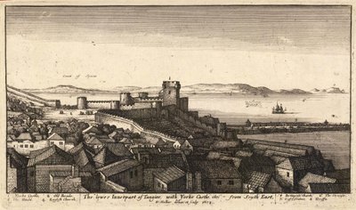 Dolna wewnętrzna część Tangeru autorstwa Wenceslaus Hollar