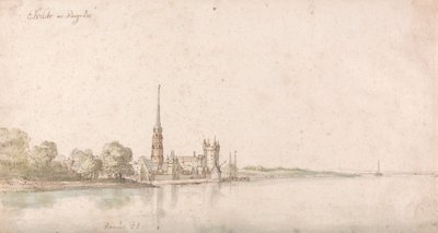 Widok Eltville nad Renem autorstwa Wenceslaus Hollar