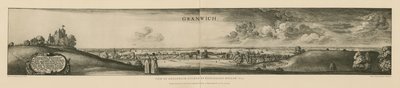 Widok Greenwich wyryty w 1637 autorstwa Wenceslaus Hollar
