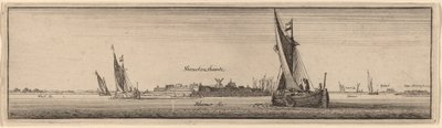Widok Shenckenschantz, 1647. autorstwa Wenceslaus Hollar
