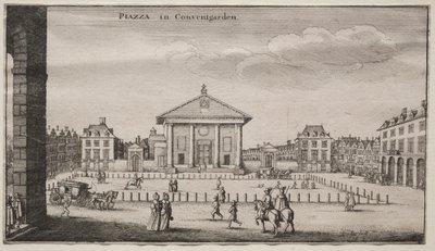 Widoki na Londyn: Piazza w Covent Garden autorstwa Wenceslaus Hollar