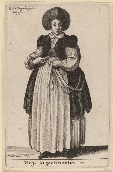 argentyńska dziewica autorstwa Wenceslaus Hollar
