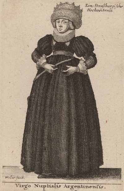 Argentyńska Panna Ślubna autorstwa Wenceslaus Hollar