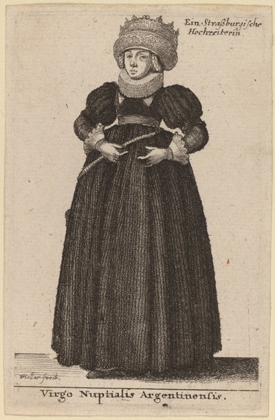 Argentyńska Panna Ślubna autorstwa Wenceslaus Hollar