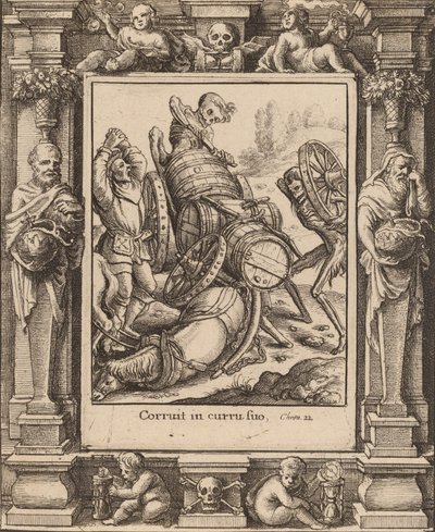 Waggoner, 1651. autorstwa Wenceslaus Hollar