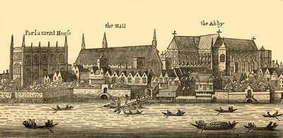 Westminster w 1640, 1881. autorstwa Wenceslaus Hollar
