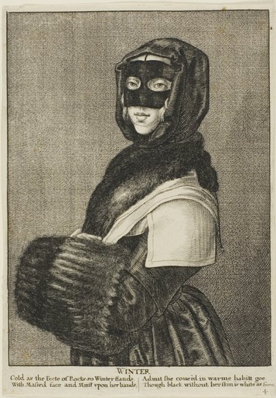 Zima autorstwa Wenceslaus Hollar