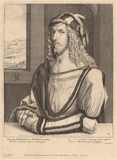 Albrecht Durer autorstwa Wenceslaus Hollar after Albrecht Dürer