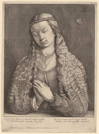 Katharine Furlegerin autorstwa Wenceslaus Hollar after Albrecht Dürer