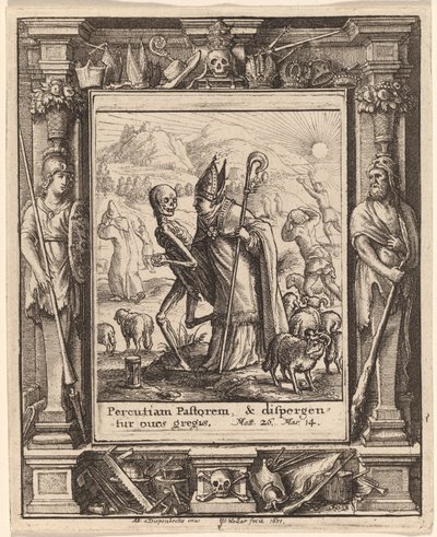 Biskup autorstwa Wenceslaus Hollar after Hans Holbein the Younger after Abraham van Diepenbeeck