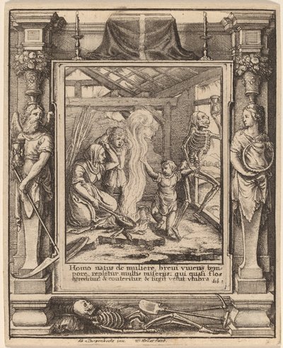 Dziecko autorstwa Wenceslaus Hollar after Hans Holbein the Younger after Abraham van Diepenbeeck