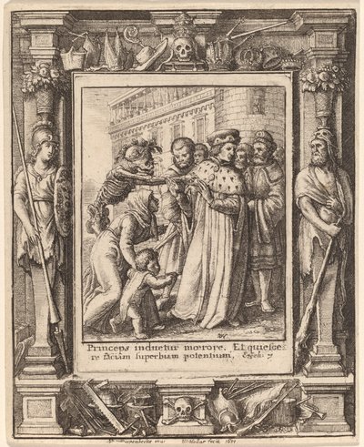 Książę autorstwa Wenceslaus Hollar after Hans Holbein the Younger after Abraham van Diepenbeeck