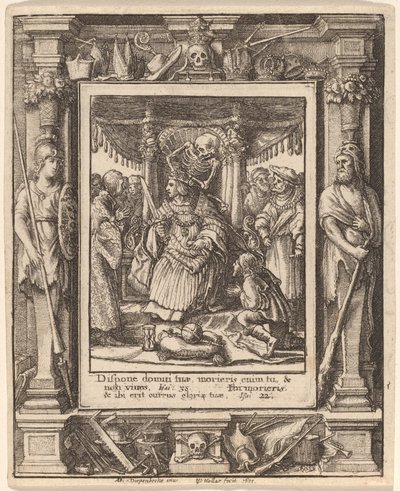 cesarz autorstwa Wenceslaus Hollar after Hans Holbein the Younger after Abraham van Diepenbeeck