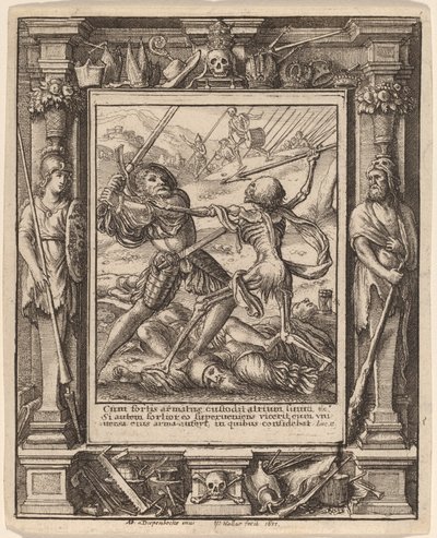 Rycerz autorstwa Wenceslaus Hollar after Hans Holbein the Younger after Abraham van Diepenbeeck
