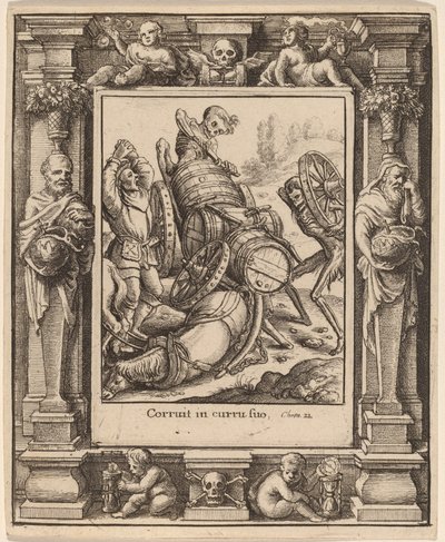 Furman autorstwa Wenceslaus Hollar after Hans Holbein the Younger after Abraham van Diepenbeeck