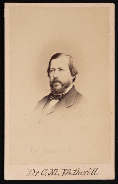 Portret dr. Charlesa Mayera Wetherilla 1825-1871, 1864. autorstwa Wenderoth and Taylor