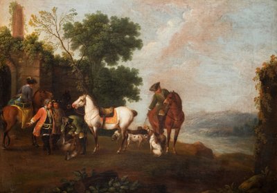 Polowanie na jelenie, 1760. autorstwa Wenzel Ignaz Prasch