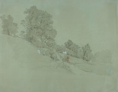 Krajobraz na zboczu autorstwa Werner Holmberg