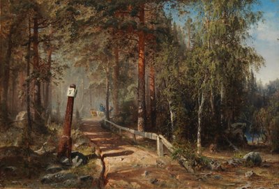 Mail Road w Häme autorstwa Werner Holmberg