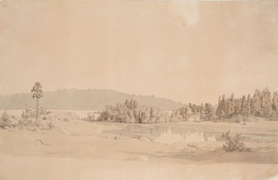 Zatoka Näsijärvi autorstwa Werner Holmberg