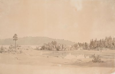 Zatoka Näsijärvi autorstwa Werner Holmberg