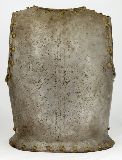 Płyta tylna, ok.1650-1700 (stal i mosiądz) autorstwa Western European School
