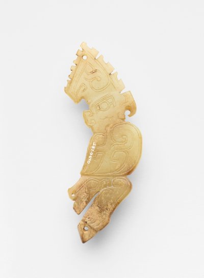 Zwieńczenie w postaci ptaka, ok.1300-ok.1050 pne autorstwa Western Zhou Dynasty Chinese School