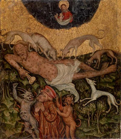Uzdrowienie Łazarza autorstwa Westphalian Master