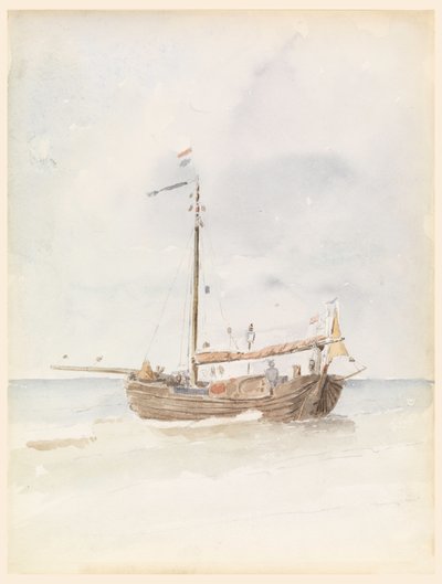 Holenderska barka, 20 sierpnia 1887 r. autorstwa Whitney Warren Jr.