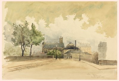 Rysunek, The Marque, Paryż, 1887 r. autorstwa Whitney Warren Jr.