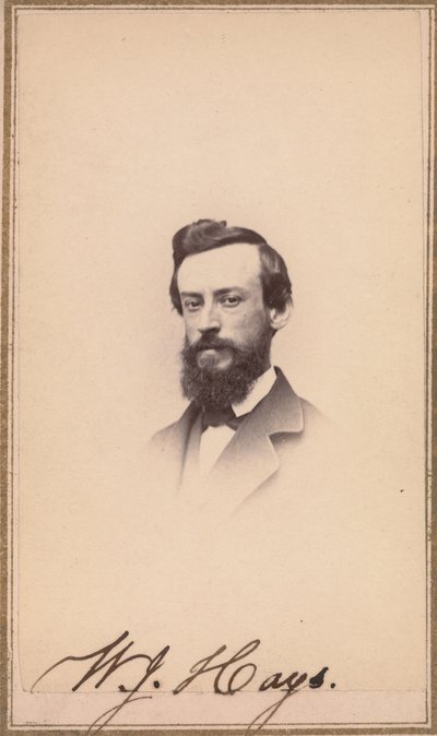 William Jacob Hays, senior, lata 60. XIX wieku. autorstwa Whitney and Paradise
