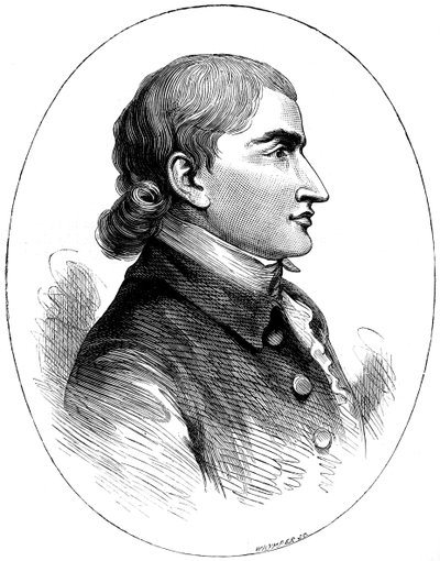 John Jay, amerykański mąż stanu, z druku opublikowanego w 1783 r., ok. 1880 r. autorstwa Whymper