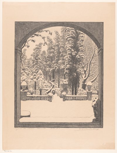 Reszta biskupów: Florencja (oryginalny tytuł na obiekcie) autorstwa Wijnand Otto Jan Nieuwenkamp (signed by artist)