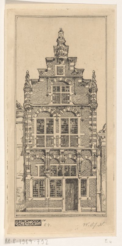 Fasada Muzeum Edamsa Fasada Muzeum Edama (tytuł oryginalny) autorstwa Wijnand Otto Jan Nieuwenkamp (signed by artist)