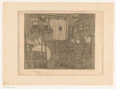 Domy w porcie Enkhuizen Dzielnica w Enkhuizen (tytuł oryginalny) autorstwa Wijnand Otto Jan Nieuwenkamp