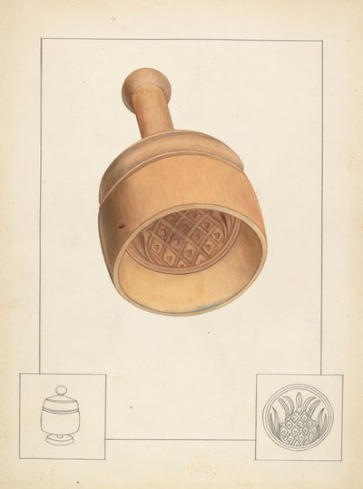 Forma masła, c. 1937. autorstwa Wilbur M Rice