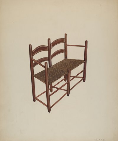 Krzesło Wołu, ok. 1939. autorstwa Wilbur M Rice