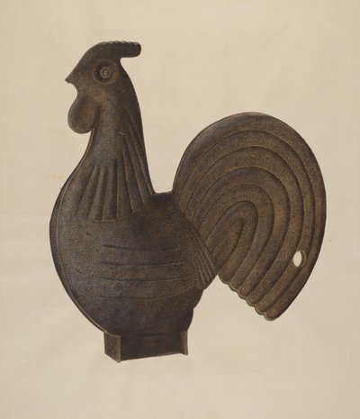 Przeciwwaga wiatraka, c. 1938. autorstwa Wilbur M Rice