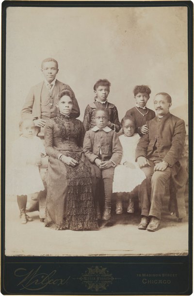 Portret rodziny, ok. 1890 (zdjęcie) autorstwa Wilcox