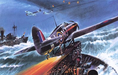 Hawker Hurricane autorstwa Wilf (20th century) Hardy
