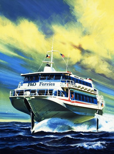 Prom Jetfoil PO autorstwa Wilf (20th century) Hardy