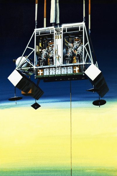 Ludzie i maszyny: Lot na krawędź kosmosu autorstwa Wilf (20th century) Hardy