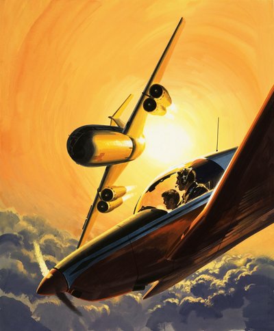 Bezpieczeństwo w powietrzu autorstwa Wilf (20th century) Hardy