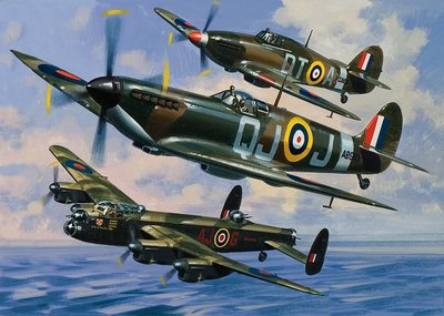 Spitfire (gwasz na papierze) autorstwa Wilf (20th century) Hardy