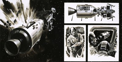 Misja Apollo 13 autorstwa Wilf (20th century) Hardy