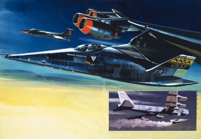Wahadłowiec Martin Marietta X-24B autorstwa Wilf (20th century) Hardy